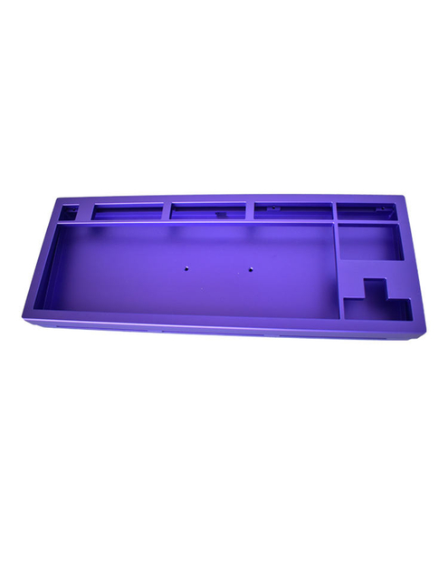 87Key Aluminum Black Anodized Acrylic Keyboard Case Keyboard 60 CNC Machining Precise Engineering For Custom