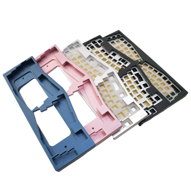 Machined Custom Anodized E-coating Pvd Mechanical Game Cnc Machining Aluminium Keyboard Case Parts
