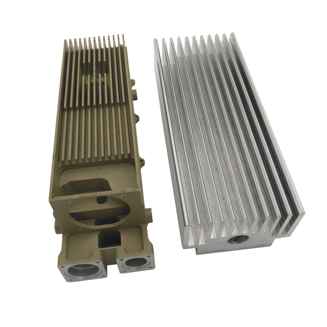 OEM ODM Service Factory Price High Precision Custom Made Machining Machined Aluminum Steel Copper Brass CNC Heat Sink Parts